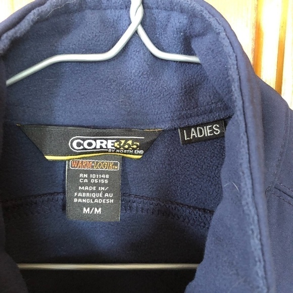 Navy  Rain Jacket - Picture 3 of 10